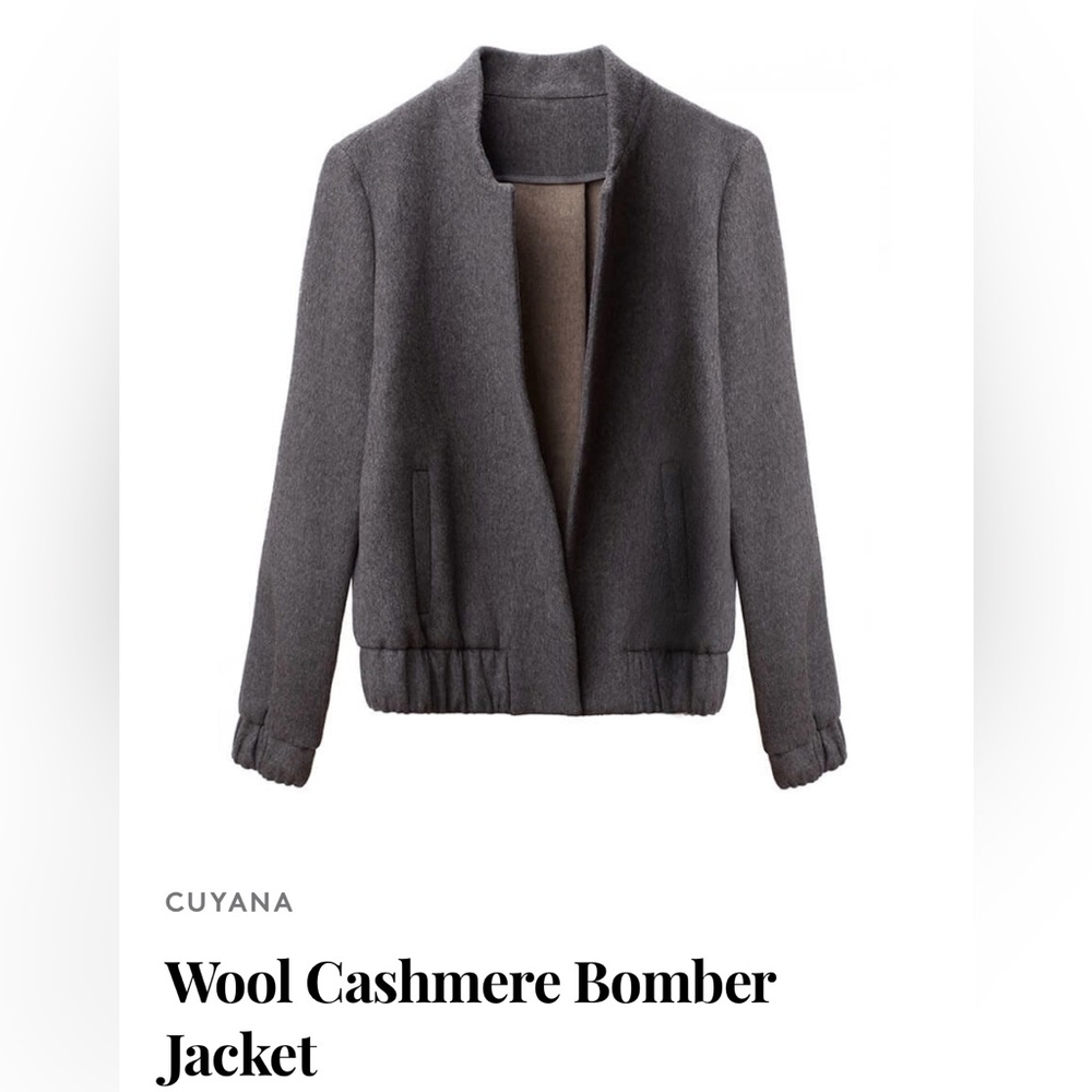 Cuyana Wool + Cashmere Jacket Size S